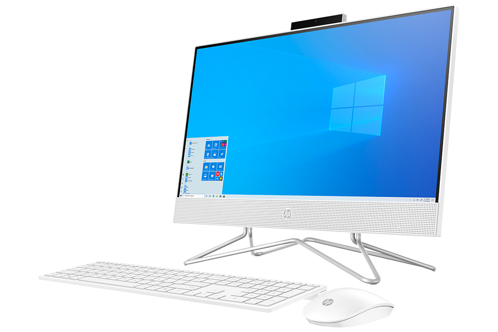 HP AIO 22 df1020d i5 1135G7/4GB/512GB/21.5&quot;F/WLKB/WLMouse/Win10/(4B6D8PA)/Trắng - Hàng chính hãng