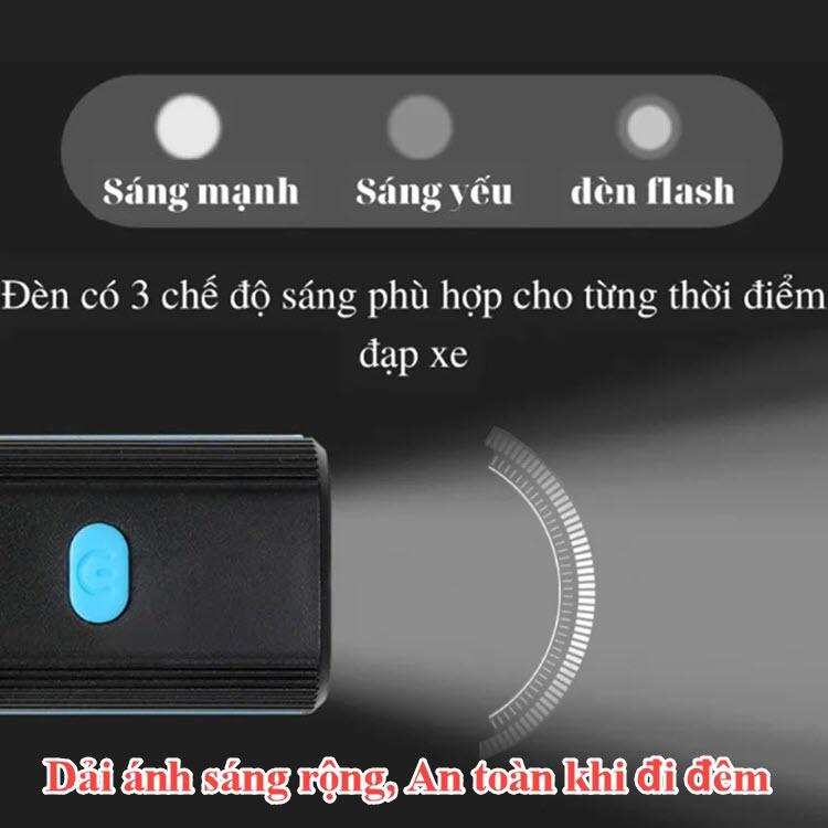 Đèn pha xe đạp có còi
