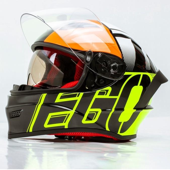 MŨ BẢO HIỂM FULLFACE EGO E-8 SV PLUS (2 KÍNH) - GARA20