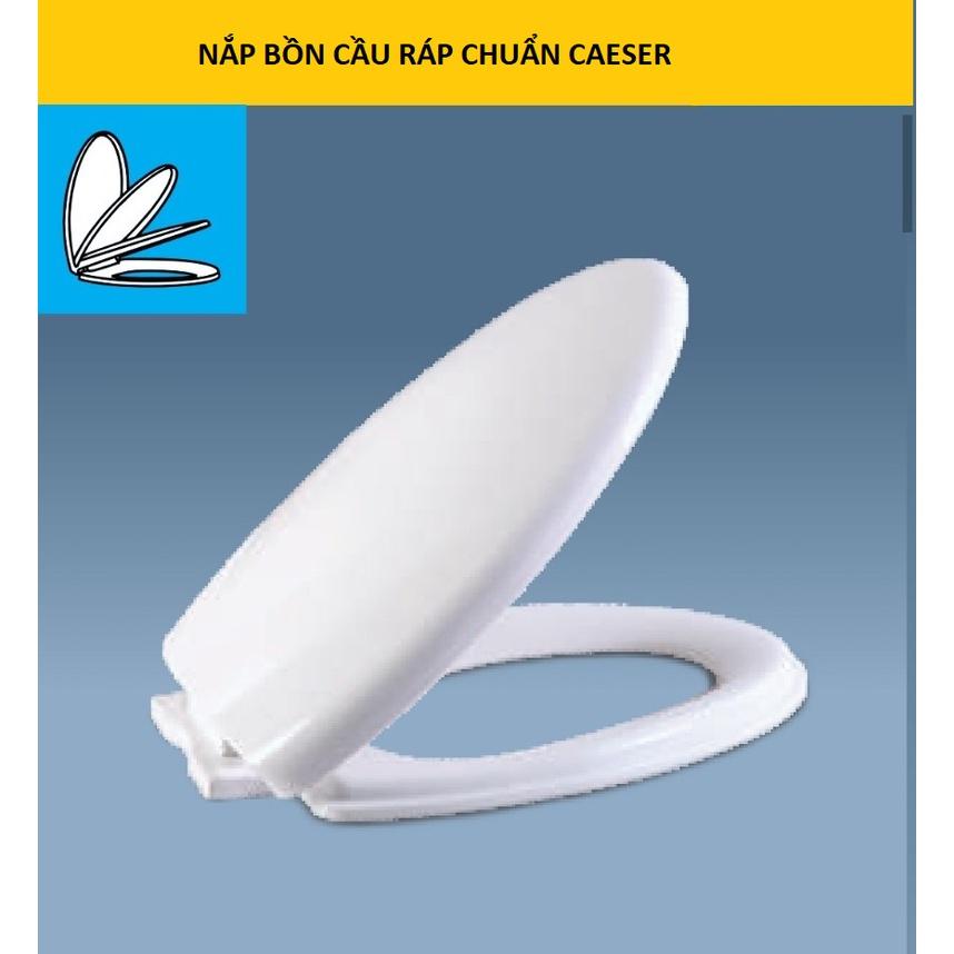 Nắp Bàn Cầu Caesar CD1331, Nắp Bàn Cầu Ráp Chuẩn, Bàn Cầu Caesar CD1331