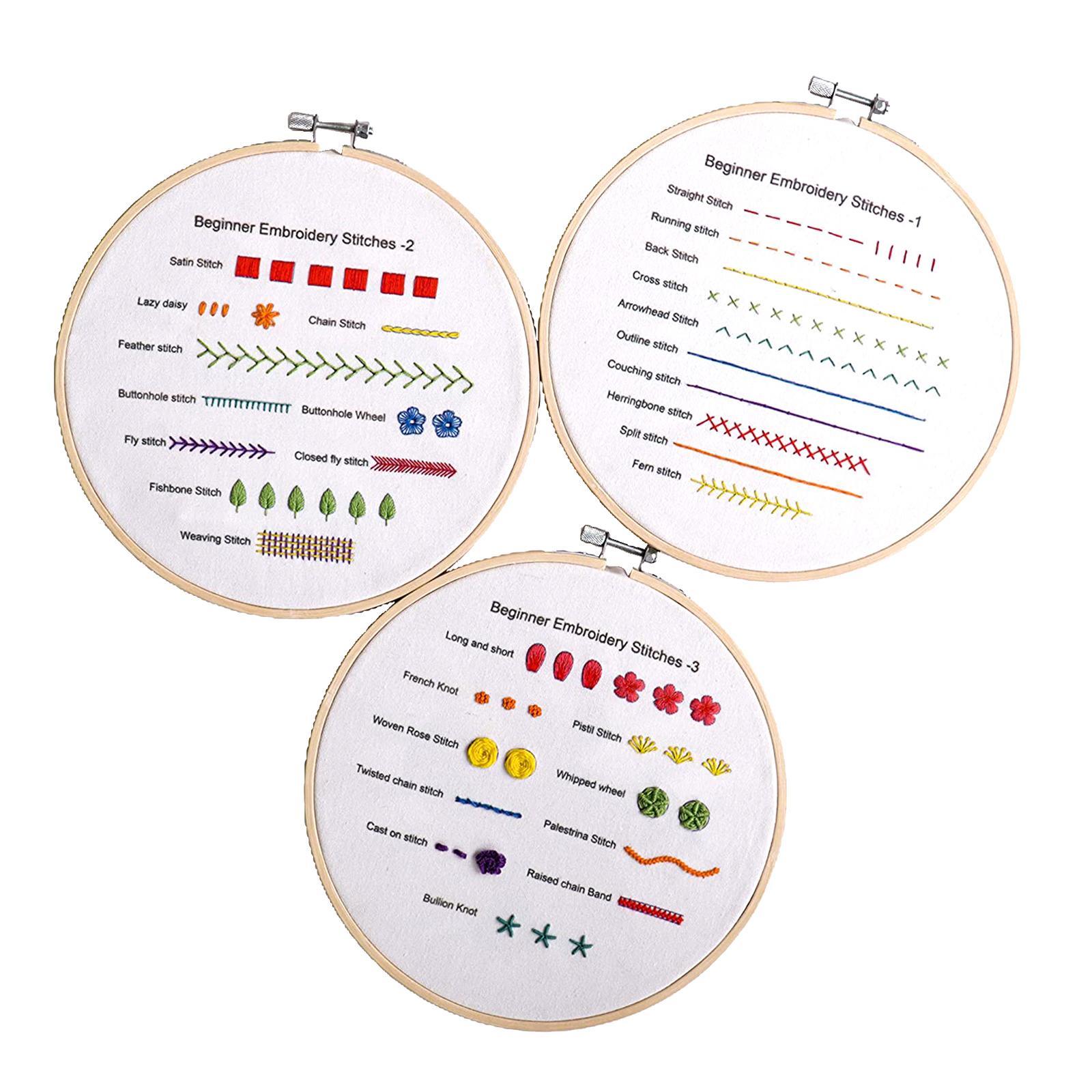 Embroidery Starter Kit Sewing  Stitch with Stitches  DIY