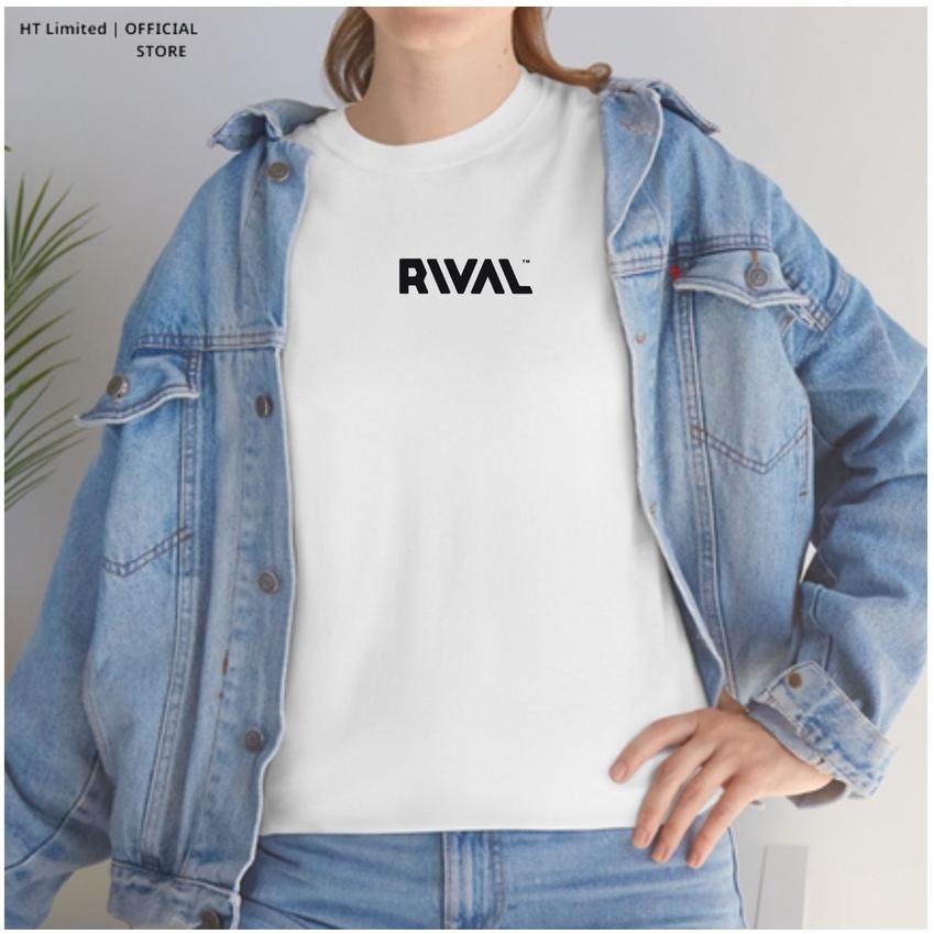 Áo thun thiết kế Unisex họa tiết rival cách điệu basic local brand, Cotton Cao Cấp 100%