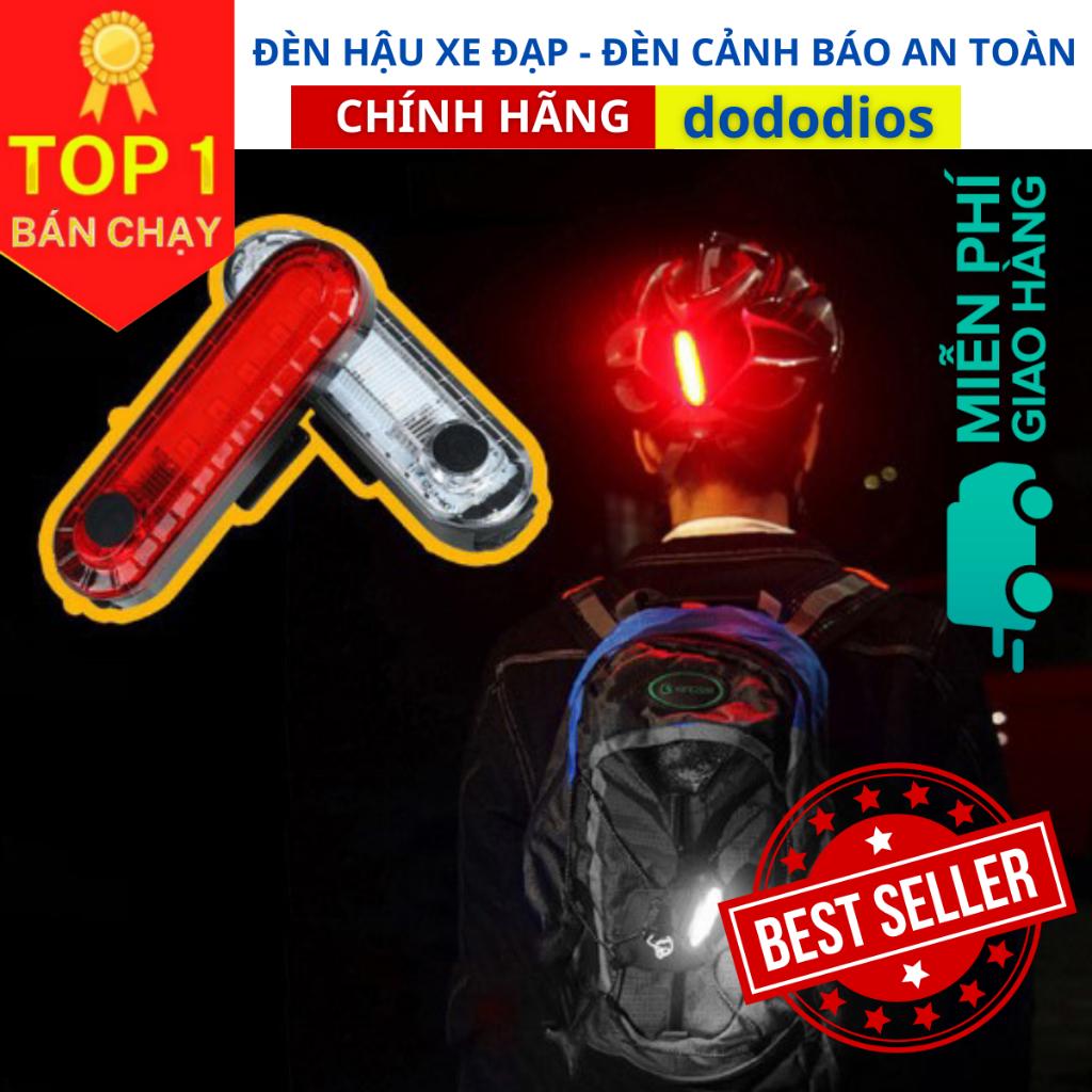 Đèn xe đạp hậu LED thể thao siêu sáng DH01 7 Chế độ sáng - Chính hãng dododios