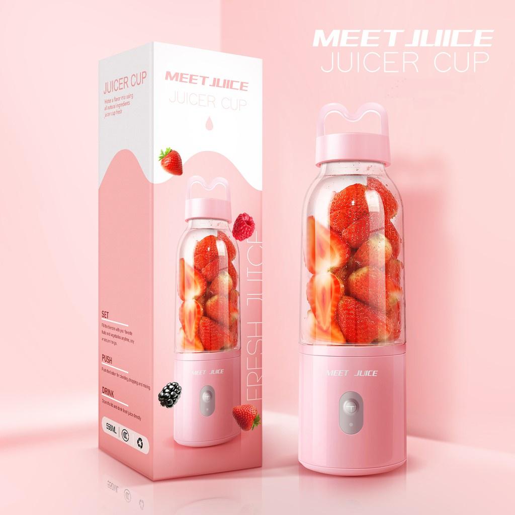 Máy Xay Sinh Tố Cầm Tay Mini - Máy Xay Đa Năng Meet Juice
