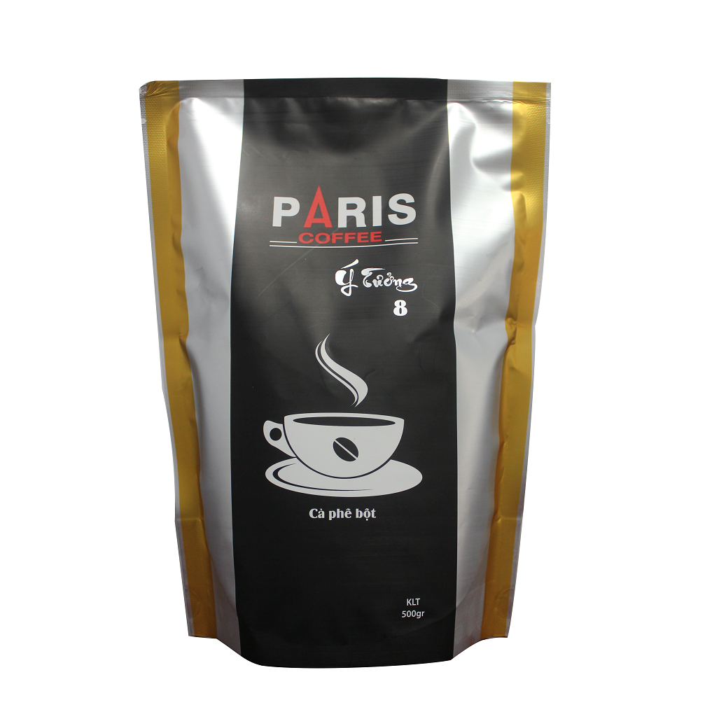 Cà phê bột pha phin Paris 8 - Đậm, mạnh hương thơm đặc trưng lưu luyến [500gr]
