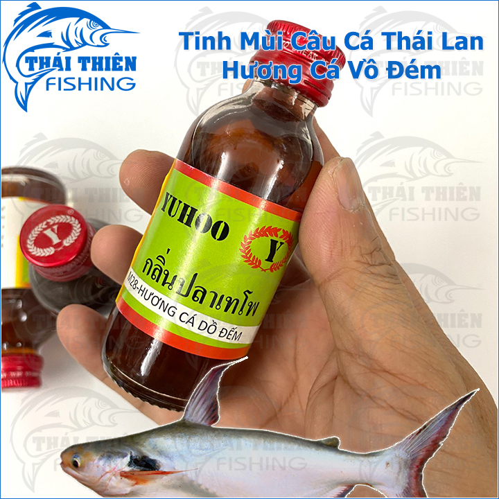 Tinh Mùi Câu Cá Thái Lan, Hương Dụ Cá Vồ Đém, Cá Tra Bần Chai 58ml