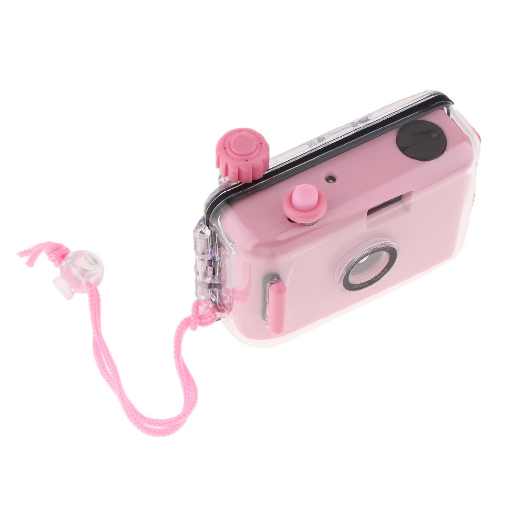 Underwater Waterproof Lomo Camera Mini Cute 35mm Film With Housing Case Pink