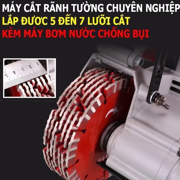 Máy Cắt Rãnh Tường - Máy cắt tường tạo rãnh 5 - 7 lưỡi