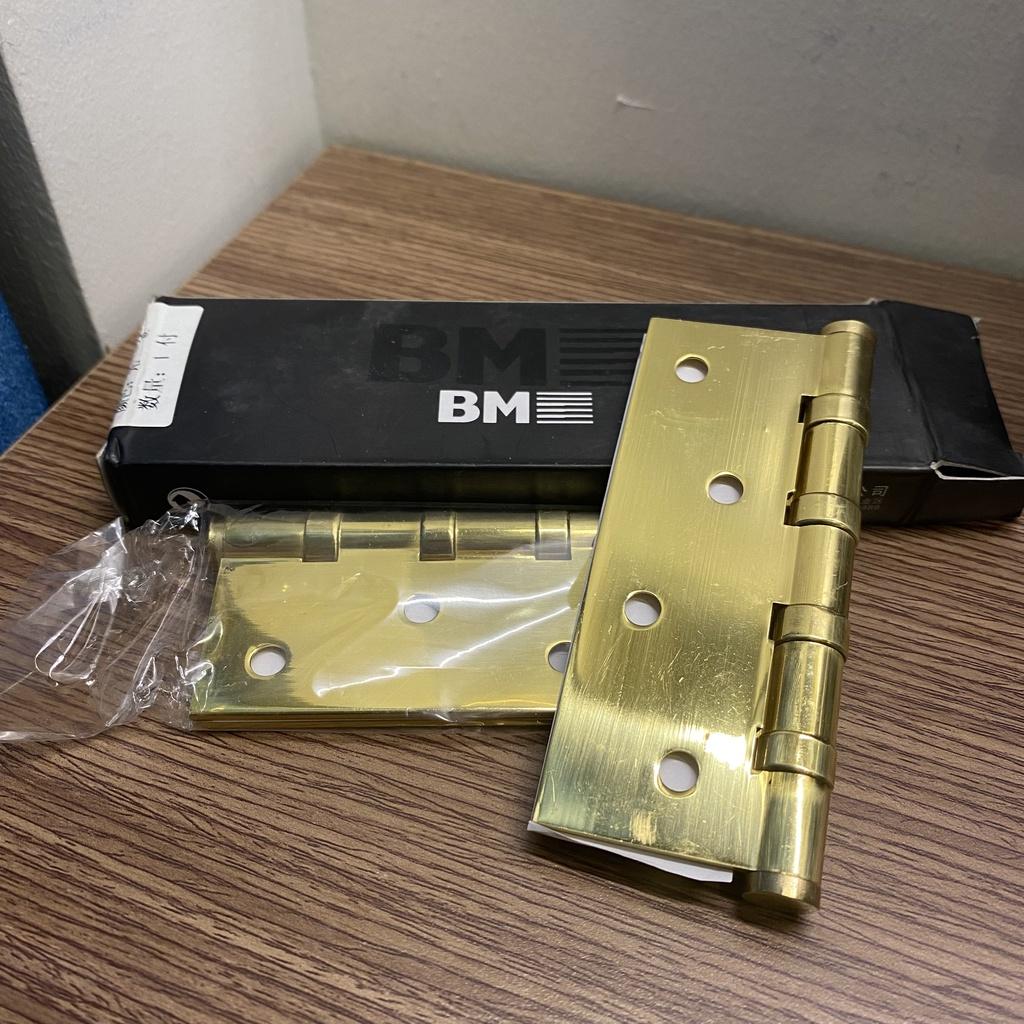 BẢN LỀ CỬA BM ĐỒNG THAU MÀU VÀNG CHO TỦ GỖ