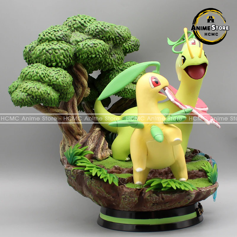 Mô hình Pokemon tiến hóa Chikorita - Bayleef - Meganium có led cực ngầu