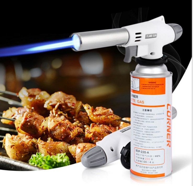 Khò gas mini Flame Gun đầu khò gas mini đánh lửa tự động mồi bếp chế biến thực phẩm