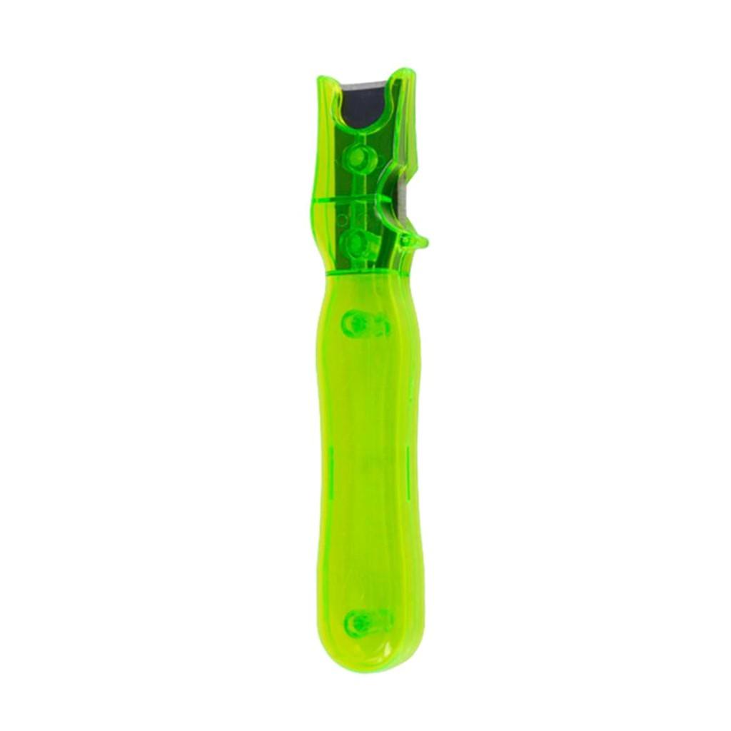 Heavy Duty Outdoor Archery Scraper Bow Stripper Feather Fletching Green