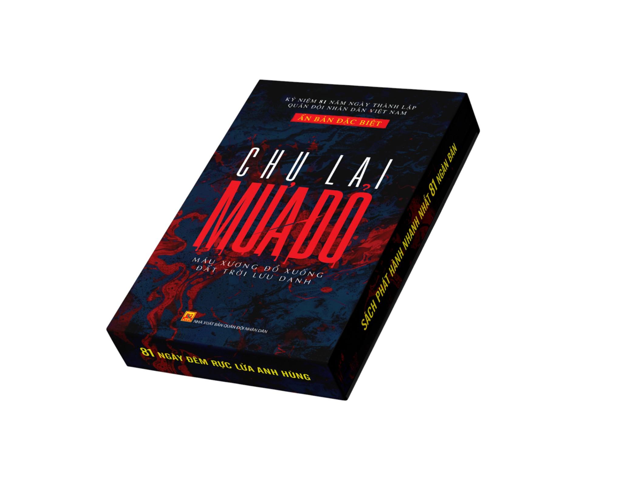 Sách Mưa Đỏ (Chu Lai) Ấn Bản Đặc Biệt Bìa Cứng - Kèm Hộp