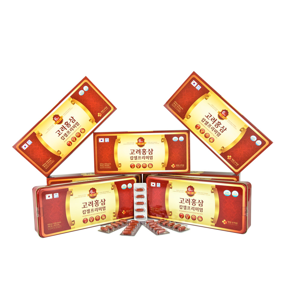 Viên sâm nhung linh chi đông trùng hạ thảo Hàn Quốc Daedong Korea Ginseng 120 viên - Dành riêng cho người trung niên, thể trạng yếu, ăn uống và ngủ kém, cần bồi bổ thể trạng toàn diện