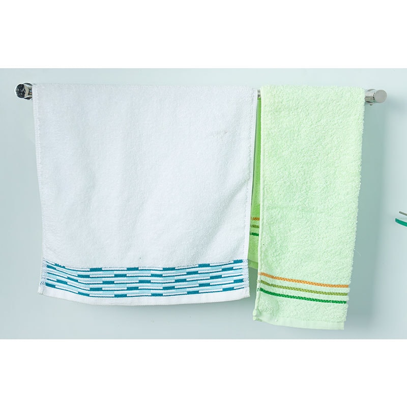 Máng khăn đôi đế đặc Kibath SUS 304 KB-607