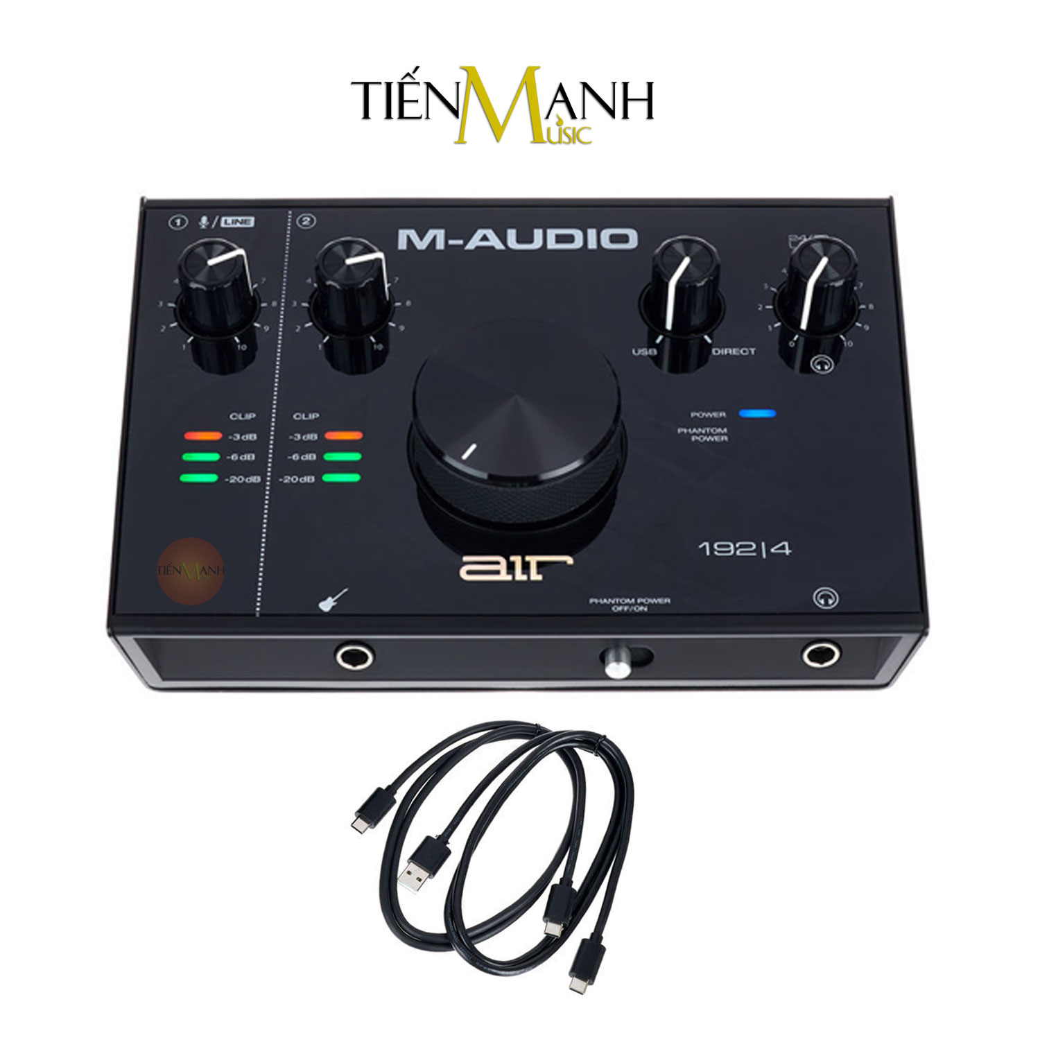 Hình ảnh Soundcard M-audio Air 192x4 Bộ Thu Âm Thanh và Livestream 192 4 Audio Interface 192/4 Sound Card Audio 192|4 Hàng Chính Hãng - Kèm Móng Gẩy DreamMaker