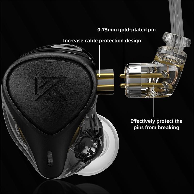 Tai Nghe Nhét Tai KZ ZEX Pro Chống Tĩnh Điện + Dây Cáp Cân Bằng Có Thể Tháo Rời