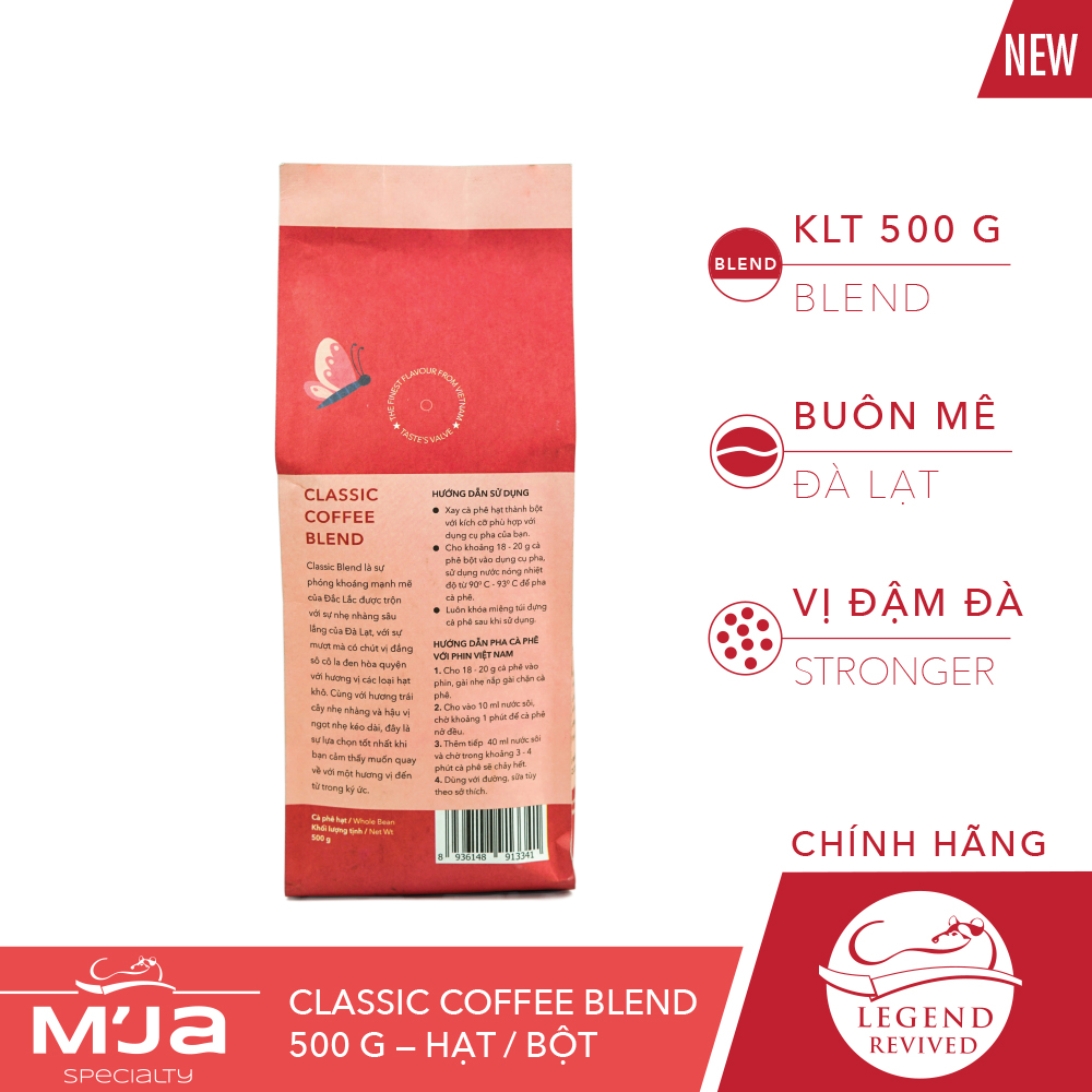 Cà Phê M'JA Classic Blend 500g