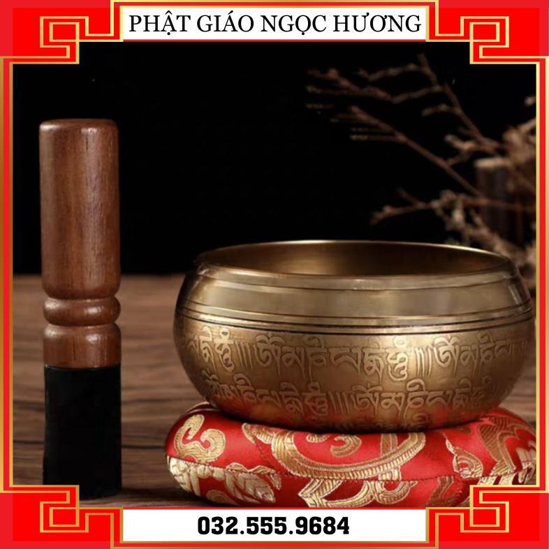 Bát Phật Âm - Bát chuông xoay Nepal 11CM
