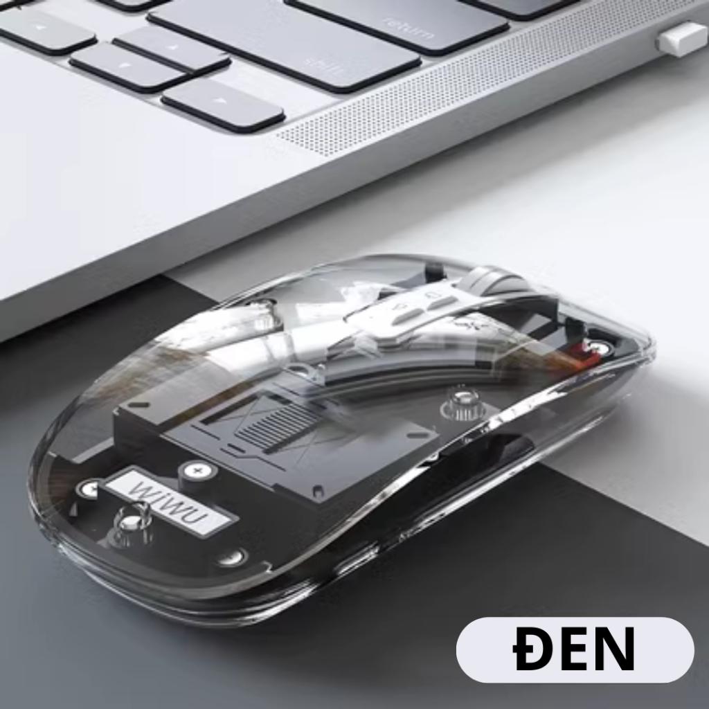 Chuột Trong Suốt WIWU Crystal Magnetic Wireless Mouse WM105