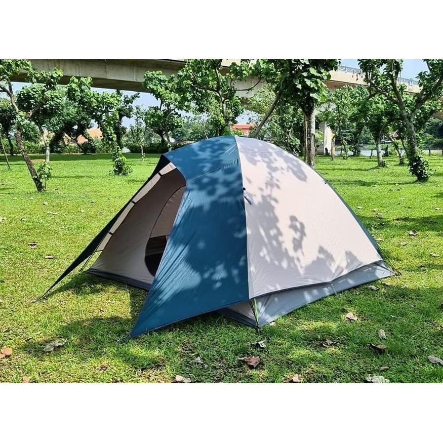 Lều cắm trại 6 người 2 lớp cao cấp chống mưa nắng cực tốt