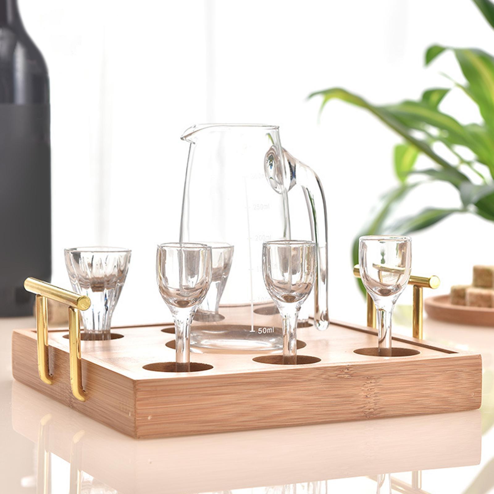 Glass Tray Holder Serving Tray Display Rack Base for Cabinet Party Kitchen