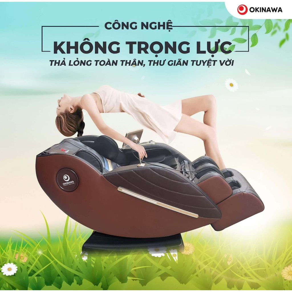 GHẾ MASSAGE OKINAWA OS 336 - CÔNG NGHỆ MASSAGE 3D