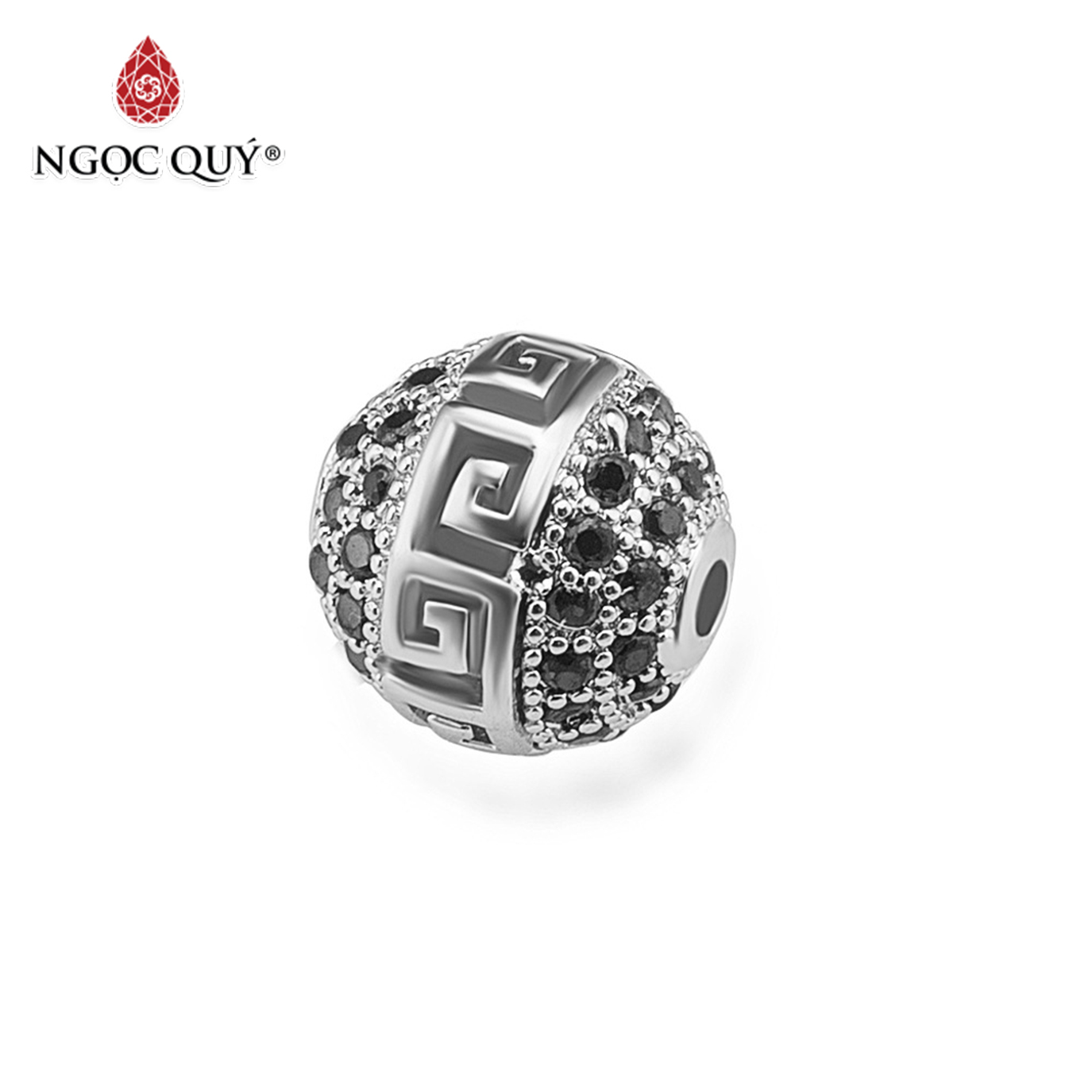 Charm hợp kim đính đá  - Ngọc Quý Gemstones