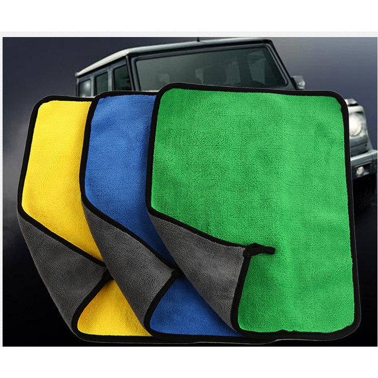 Combo 03 Khăn Lau Xe Ô Tô Đa Năng Siêu Thấm CAR01. Kích Thước 30cm x 40cm