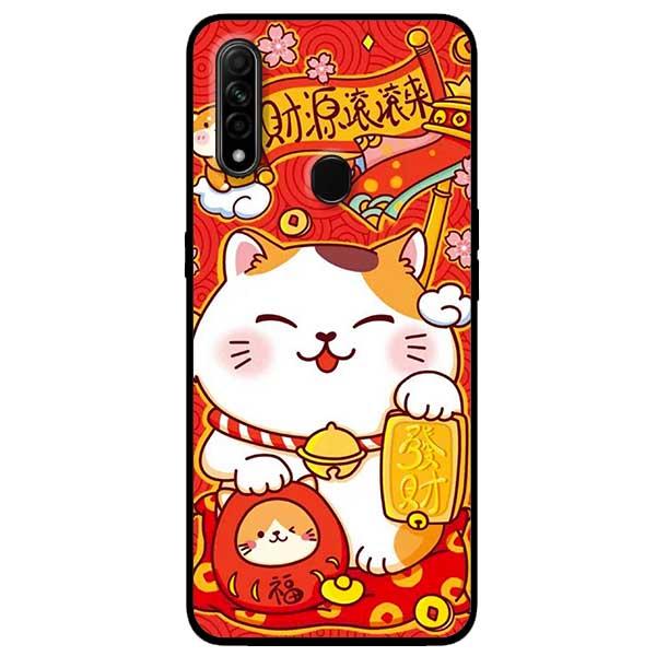 Ốp lưng dành cho Oppo A31 / A8  - Mèo Thần Tài