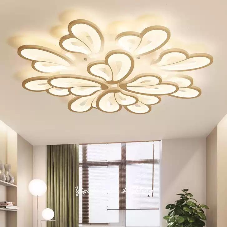 Đèn LED Mâm Ốp Trần MN063/12+15 , Đèn trần Phòng Khách, Đèn trần phòng ngủ - 3 Chế Độ Sáng