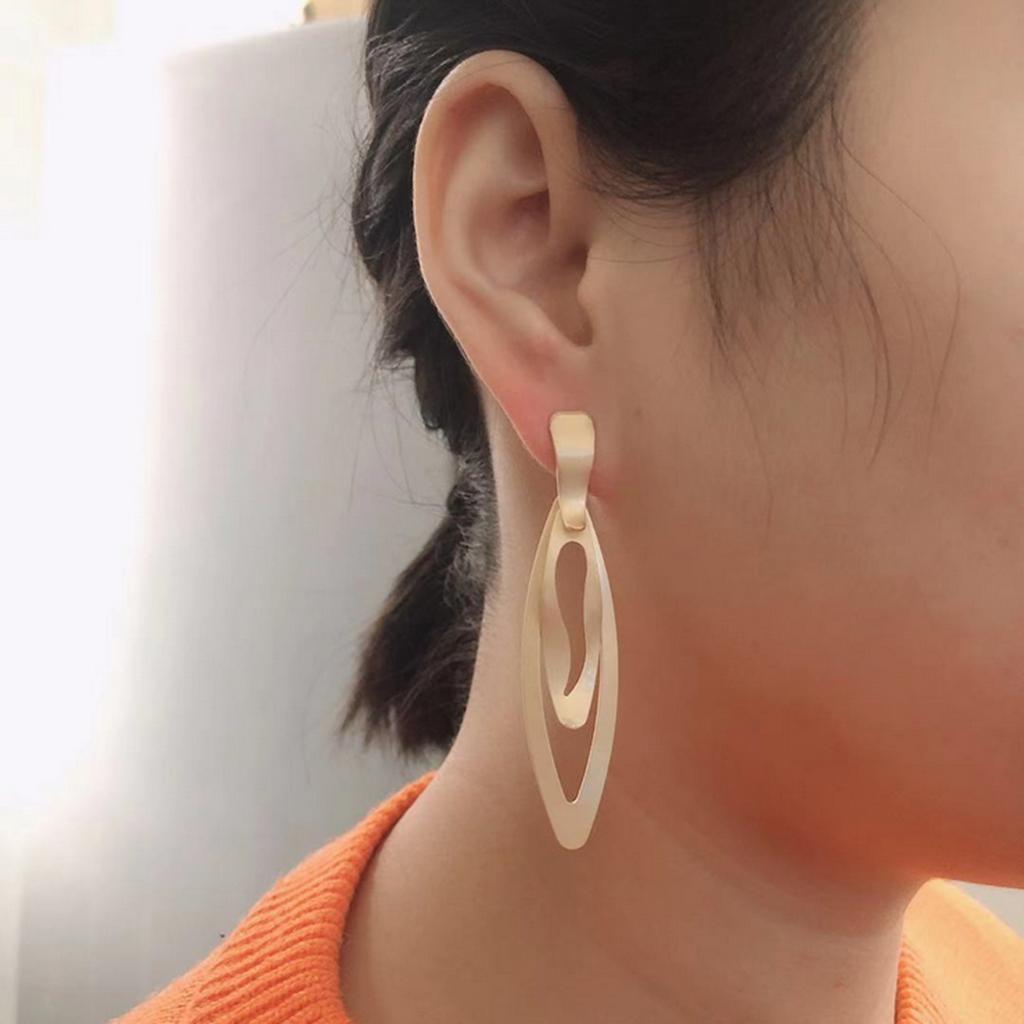 Water Drop Earrings Women Dangle Ear Studs Fashion Earrings Jewelry