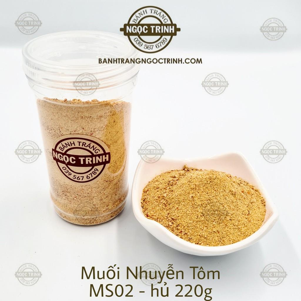 (MS02 220g) Muối nhuyễn tôm độc quyền siêu ngon bánh tráng Ngọc Trinh