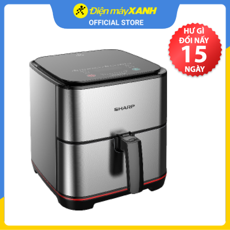 Nồi chiên không dầu Sharp KF-AF70EV-ST 5.5 lít - Hàng chính hãng