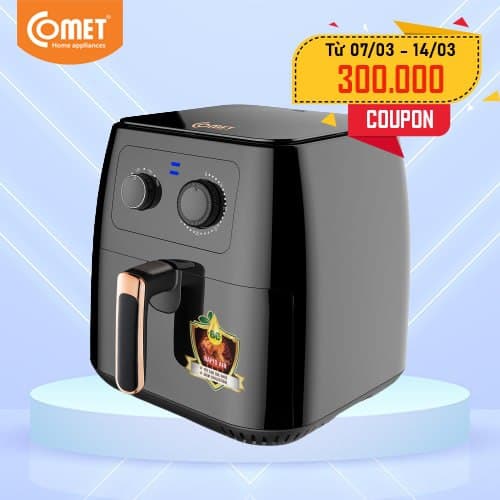 Nồi Chiên Không Dầu Comet CM6856 8L - Hàng Chính Hãng