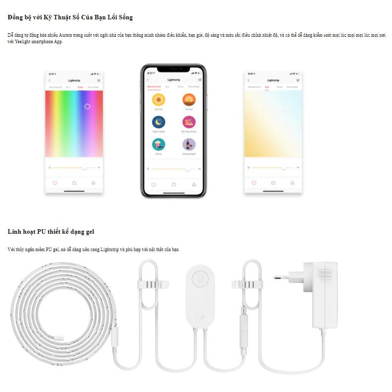 ĐÈN LED DÂY THÔNG MINH XIAOMI YEELIGHT LIGHTSTRIP EXTENSION (1M NỐI DÀI) - HÀNG CHÍNH HÃNG