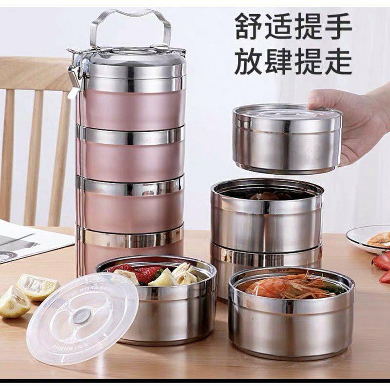 Cặp lồng inox 304 dày siêu giữ nhiệt, chống tràn giữ nhiệt tuyệt đối