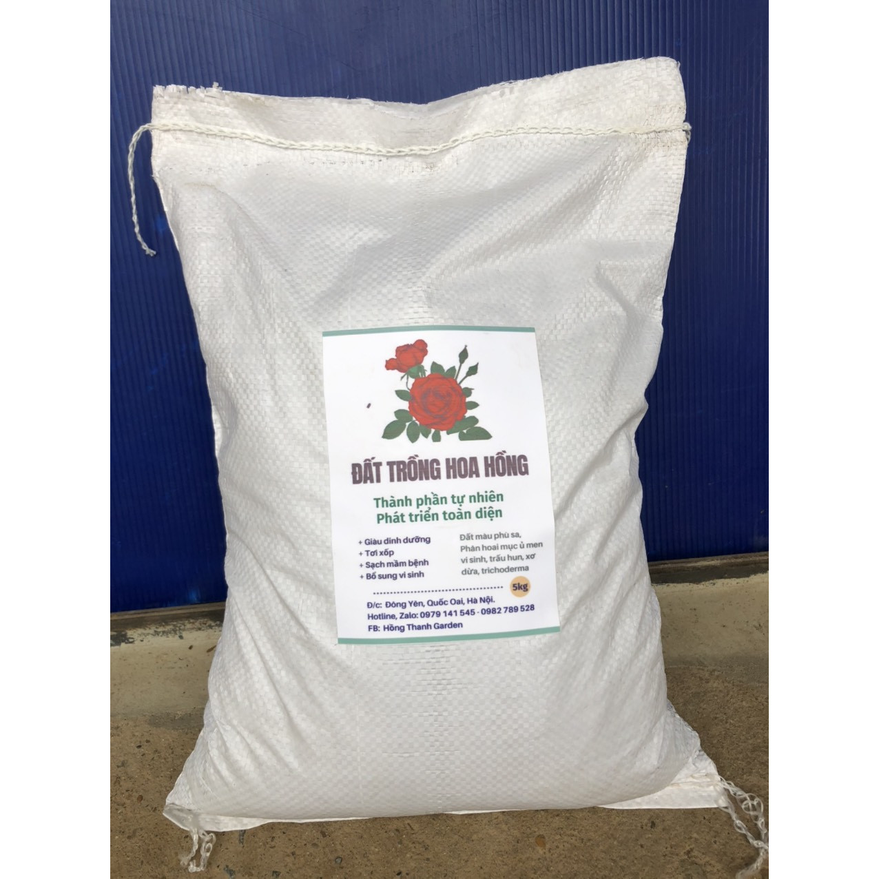 Đất trồng hoa hồng cao cấp, Giá thể hữu cơ cao cấp dùng cho Hoa Hồng, Cây Cảnh, Rau sạch