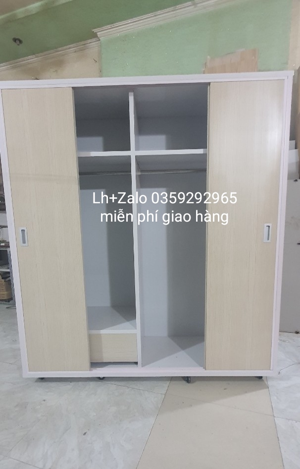 Tủ nhựa đài Loan 4 cánh cửa lùa
