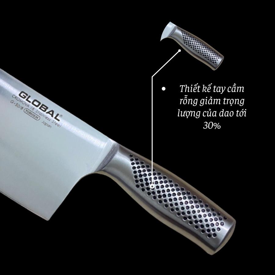 Dao Nhật Chặt Xương Global G - 50 Meat Cleaver - Dao Nhật Bản Cao Cấp (350mm) Chất Liệu Thép Không Gỉ