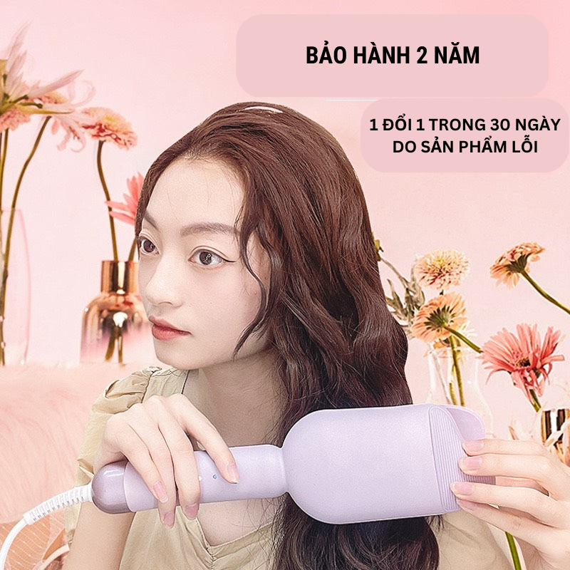 Máy Uấn Tóc Sóng Nước Máy Bấm Tóc Gợn Sóng Dập Xoăn Mẫu Mới 2023 Shine4U