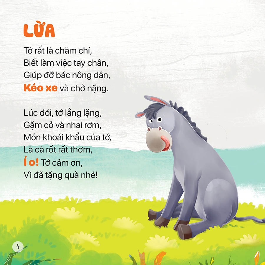 Sách - Thơ Hay Cho Bé - Học Về Nông Trại