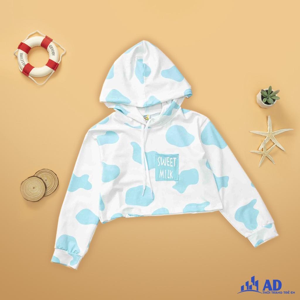 Áo Hoodie bò sữa cho bé gái