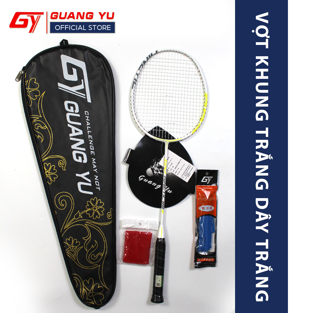 Vợt Cầu Lông Chính Hãng GUANGYU 4U Công Nghệ KINETIC 995 Full Carbon Siêu Nhẹ 84G, Công Thủ Toàn Diện Lưới Căng Sẵn 10KG - KN03