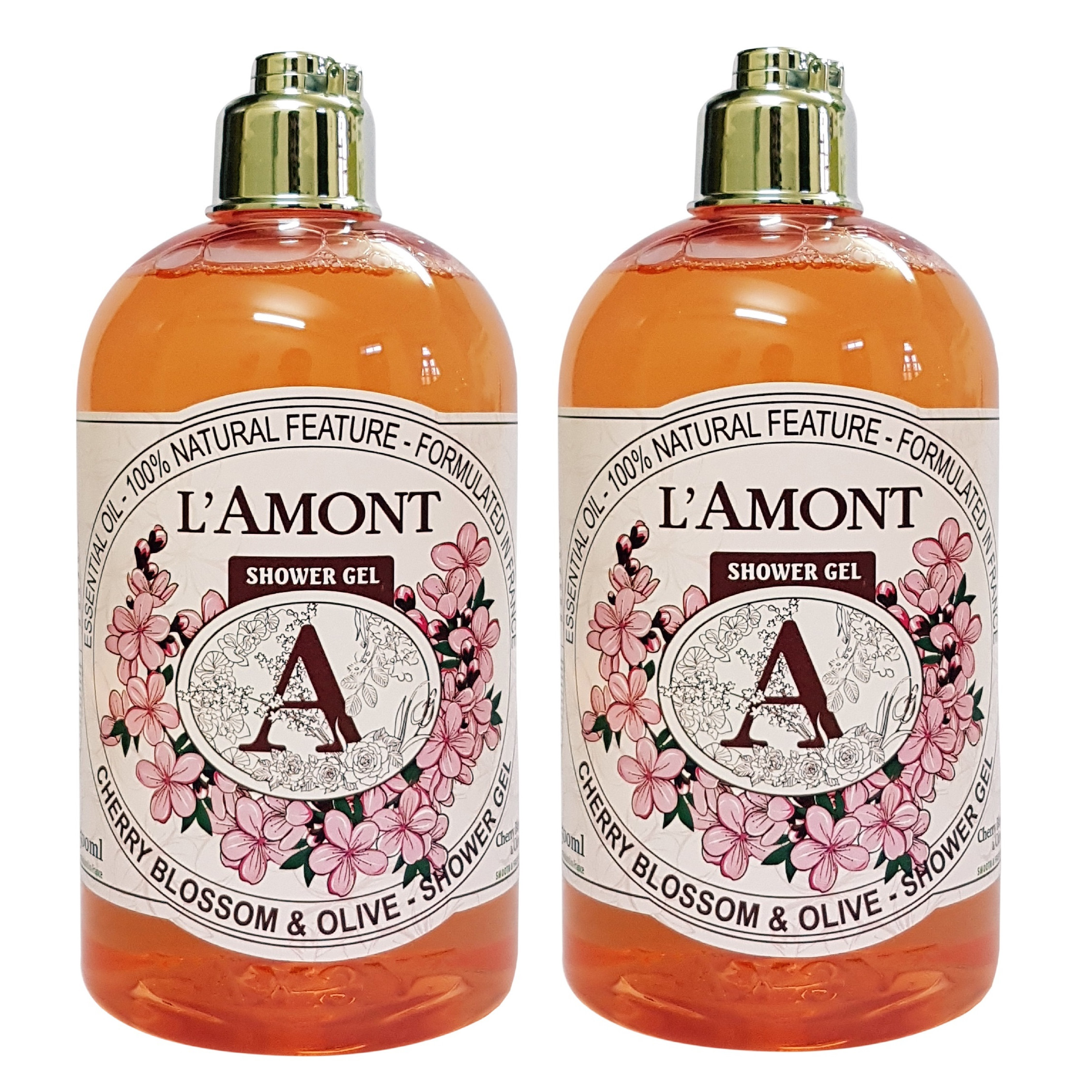 Combo 2 Sữa Tắm Cherry Blossom 500ml - L'amont En Provence