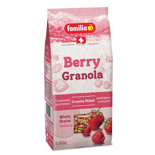 Ngũ Cốc Giòn Vị Dâu Berry Crunch Familia (500g)