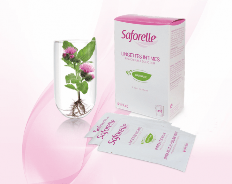 Saforelle Wipes, khăn ướt vệ sinh phụ khoa (10 miếng)