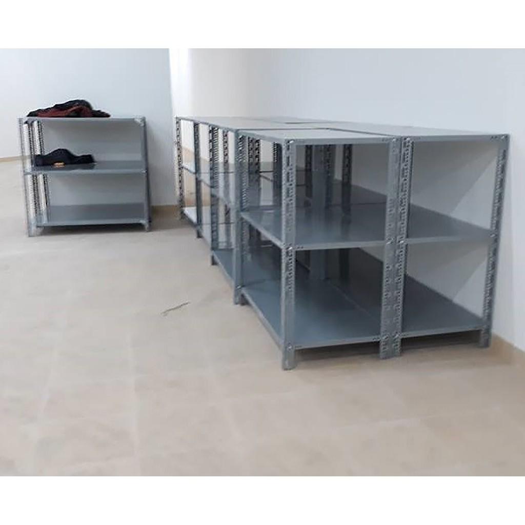 Kệ sắt v lỗ để đồ đa năng 3 tầng dài 1m x rộng 0,5m x cao 1m