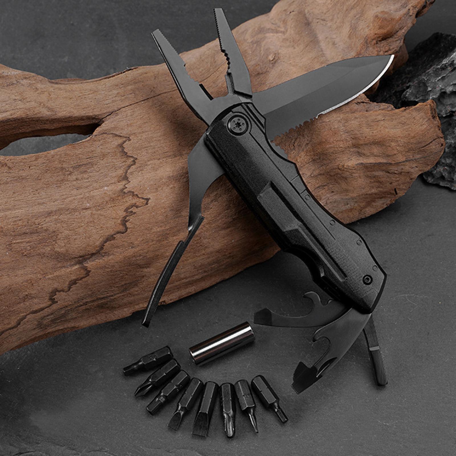 Multitool Knives Pliers Multifunctional Wire Cutter Survival Tool for Hiking