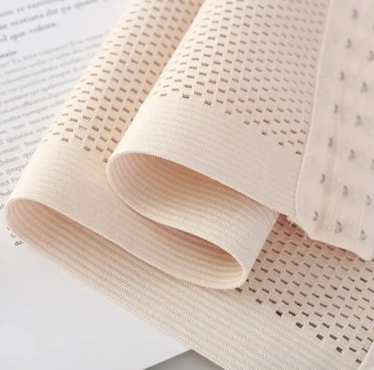 Đai nịt bụng sau sinh 3 nấc móc cài định hình eo thon, gọn Cotton Thun - Đen